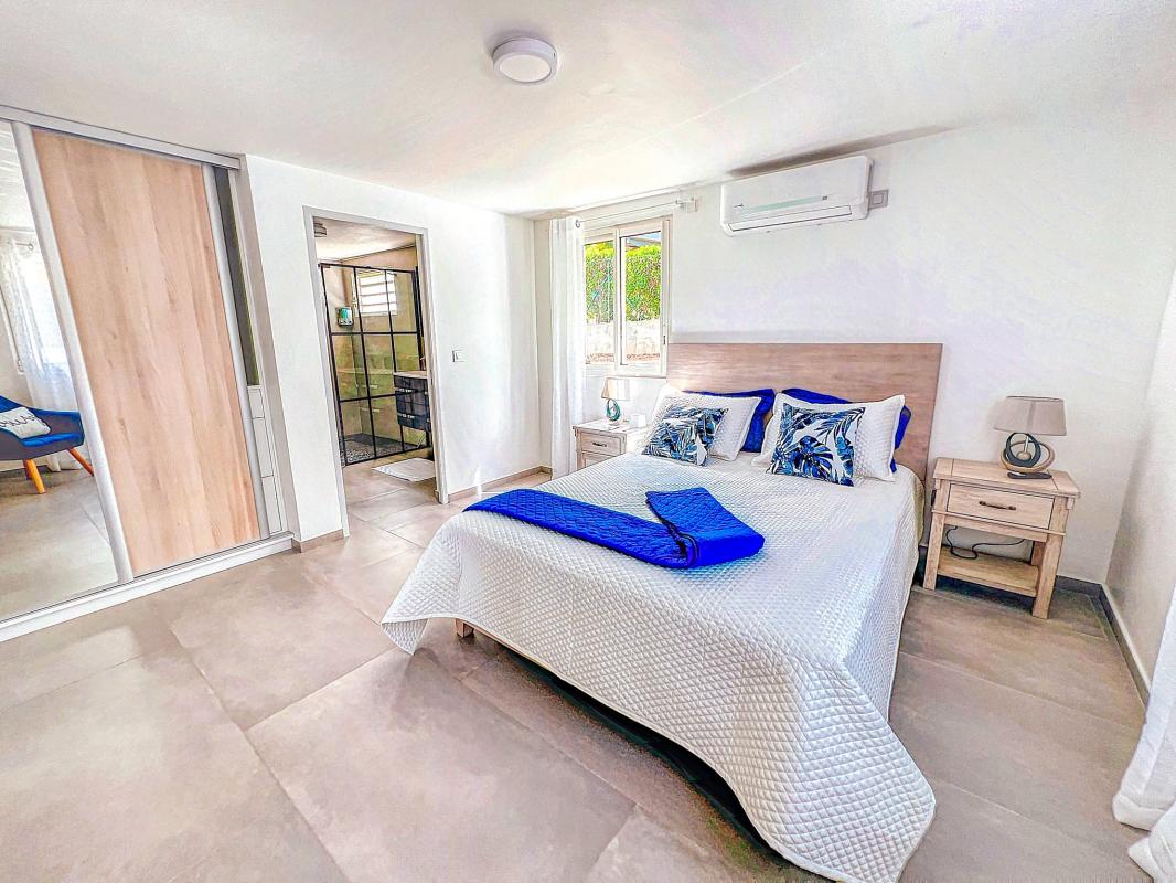 18.Location villa Mont Vernon Saint Martin - Villa Harmony - Chambre 1 RDC